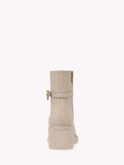 Gianvito Rossi Booties-RIBBON DUMONT NEUTRALS