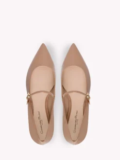 Gianvito Rossi Flats-RIBBON JANE PINK