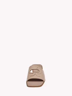 Gianvito Rossi Flats-RIBBON SLIDE PINK