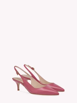 Gianvito Rossi Pumps-RIBBON SLING HIBISCUS PINK