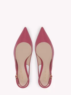 Gianvito Rossi Pumps-RIBBON SLING HIBISCUS PINK