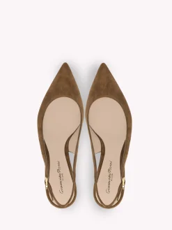 Gianvito Rossi Pumps-RIBBON SLING BROWN
