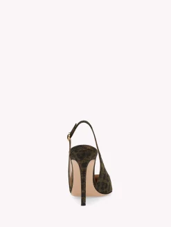 Gianvito Rossi Pumps-RIBBON SLING 105 BROWN