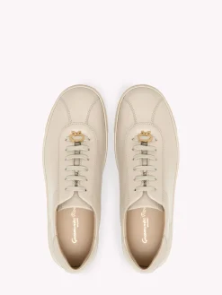 Gianvito Rossi Sneakers-RIBBON SNEAKER MOUSSE BEIGE CALF