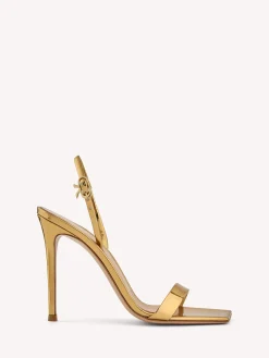 Gianvito Rossi Sandals|Ribbon-RIBBON STILETTO GOLD
