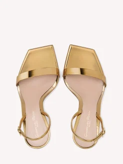 Gianvito Rossi Sandals|Ribbon-RIBBON STILETTO GOLD