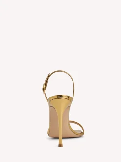 Gianvito Rossi Sandals|Ribbon-RIBBON STILETTO GOLD