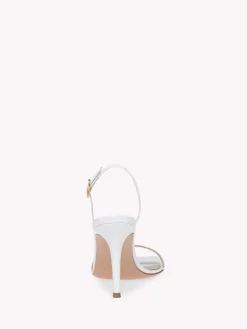 Gianvito Rossi Sandals|Ribbon-RIBBON STILETTO 85 WHITE