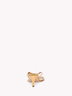 Gianvito Rossi Mules-RIBBON THONG 55 GOLD