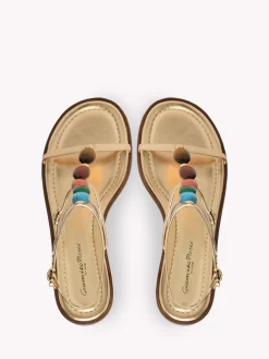 Gianvito Rossi Flats-SHANTI 05 GOLD