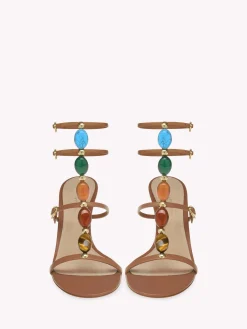 Gianvito Rossi Sandals-SHANTI 70 BROWN