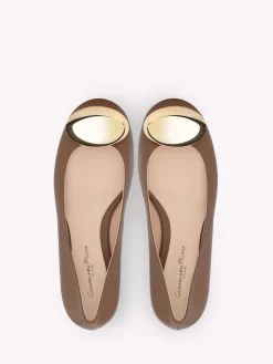Gianvito Rossi Flats-SPHERA PUMP 05 BROWN