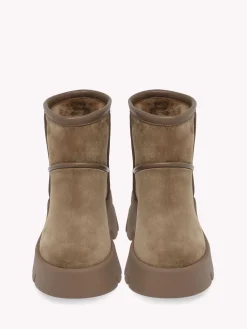 Gianvito Rossi Booties-STORMY BROWN