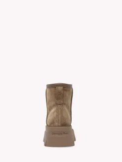 Gianvito Rossi Booties-STORMY BROWN