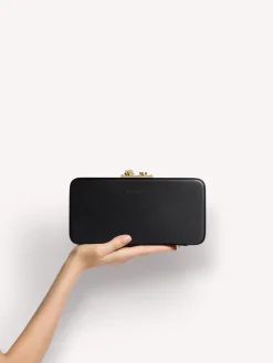 Gianvito Rossi Bags|Valì-VAL&Igrave; CLUTCH BLACK