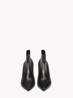 Gianvito Rossi Booties-VANIA BLACK LEATHER