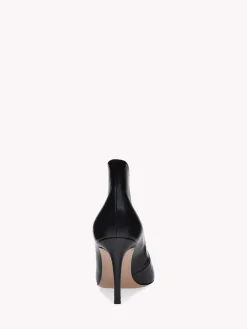 Gianvito Rossi Booties-VANIA BLACK LEATHER