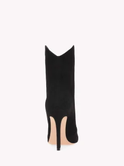 Gianvito Rossi Booties-VEGAS BLACK SUEDE