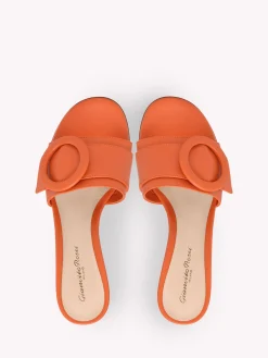Gianvito Rossi Mules-VENEZIA MULE ORANGE