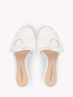 Gianvito Rossi Mules-VENEZIA MULE WHITE