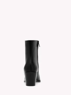 Gianvito Rossi Booties-WEDNESDAY BOOTIE BLACK LEATHER