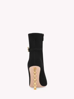 Gianvito Rossi Booties-WONDER BOOTIE BLACK SUEDE